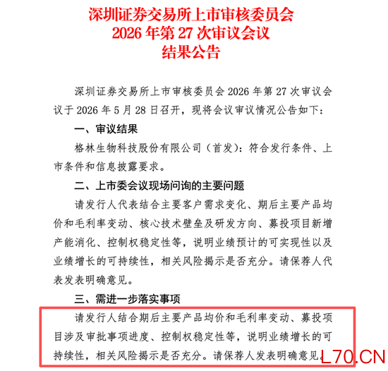 穿透格林生物首发“会后事项”：上市委究竟在审视哪些核心因素？